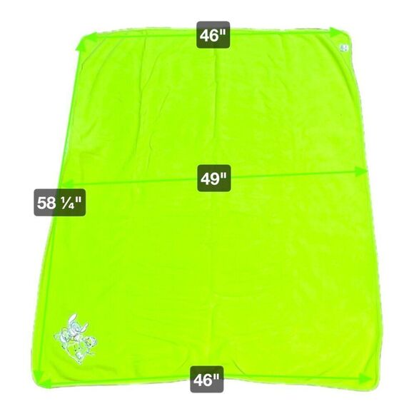 Disney Store Exclusive Lilo Stitch & Snowman Fleece Blanket 60"x50" NEW Gift - Picture 10 of 10